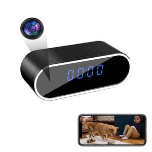 lot 9325 image: Musoumars WiFi Camera Clock, 1080P HD Wireless Security Camera with Night Vision, Motion Detection, Mobile Alerts, Pet Camera with Phone App, Indoor Nanny Cam for Home & Office