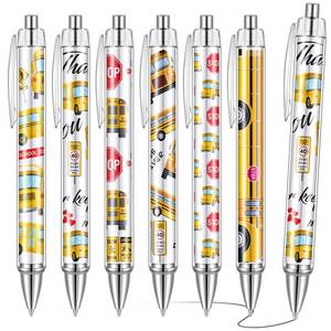 lot 9355 image: Humyoun 24 Pcs School Bus Driver Appreciation Gifts Pens Bulk Bus Driver Essentials Thank You Party Favors Ballpoint Pens Gifts for Men Him Adults Birthday Retirement Accessories Party Supplies