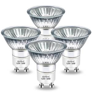 lot 9364 image: BOGAO Halogen Bulb 50 Watt GU10 120V NP5 Replacement Bulb for Candle Warmer, Scent Wax Burner, Fragrance Melt, Warming JDR Dimmable, Warm White 2700K Pack of 4