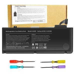 lot 9435 image: 63.5Wh A1322 A1278 Laptop Battery for MacBook Pro 13 inch Mid 2009 2010 2011 2012 Version 661-5229 661-5557 020-6547-A 020-6765-A MB990LLA MB991LLA MC724LLA not for A1278 2008 Version