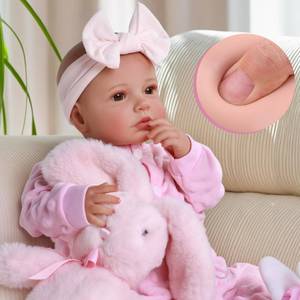 lot 9440 image: BABESIDE Reborn Baby Dolls - 20-inch Cute Soft Vinyl Realistic Baby Doll Real Life Baby Dolls with Complete Accessories Perfect for Cuddling, Playtime, and Gift Giving