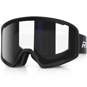lot 9453 image: RIOROO SkiSnowboard Goggles for Men Women, OTG Snow Goggles Anti Fog 100% UV Protection Snowboarding Goggles