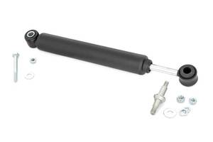 lot 9494 image: Rough Country OE Replacement Steering Stabilizer for Jeep TJ, YJ, XJ - RC10317