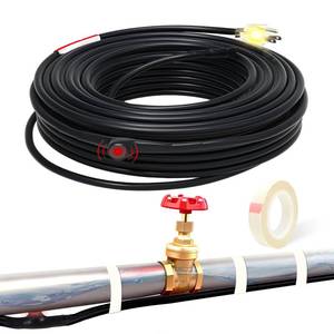 lot 9506 image: TOPDURE 22 Feet Heat Tape for Water Pipes Pipe Freeze Protect Heating Cable Keeps Water Flowing at -40°F with 3ft Lighted Plug