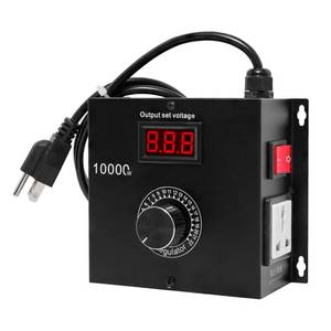 lot 9522 image: GRDM 10000W SCR AC Variable Speed Controller, Fan and Motor Speed Control 120V-220V AC, 22A, Ideal for Electric Tools, Kettles or Stoves