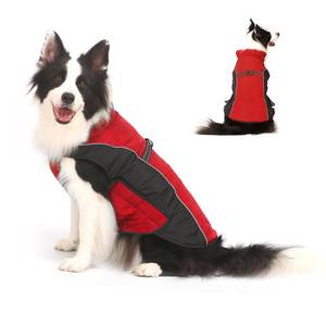 lot 9542 image: Warm Dog Winter Coat, Gimilife Dog Sweater Cold Weather Coats Waterproof Dogs Apparel Clothes Pet Jacket Padded Vest Outfit for Small Medium Large Dogs