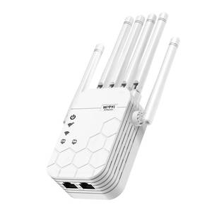 lot 9594 image: WiFi Extender Signal Booster for Home, AC1900Mbps Dual Band, Covers up to 12880 sq.ft & 105 Devices, New 6X Faster Wireless WiFi Extender with Ethernet Port