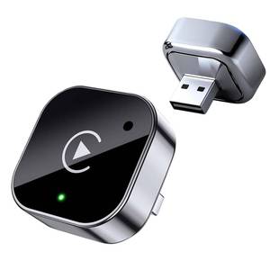 lot 9654 image: ruwtse 2025 Upgraded Wireless CarPlay Adapter for iPhone Android, Mini Wired to Wireless Adapter for CarPlay Android Auto, Plug and Play, Stable Connection &amp No Latency