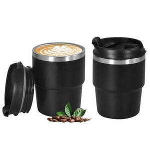 lot 9655 image: CHLJAR 6oz Vacuum Insulated Espresso Cup Set of 2, Espresso Shot Cup for Coffee, Double Wall Stainless Steel Mini Tumbler Shot Glasses with Lid