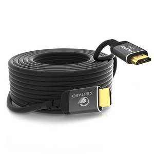 lot 9684 image: KIMTABO 50ft HDMI Cable, Ultra High Speed Long HDMI Cables Support 4K 60Hz 2K 1080p 3D ARC, Gold Plated Connectors Soft HDMI Cord for UHD TV Monitor Projector Soundbar Laptop PS34 Xbox (15m)