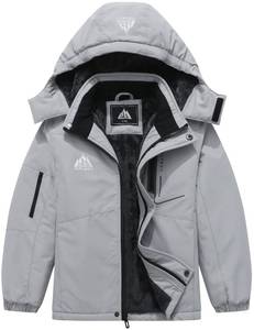 lot 9687 image: SOBAPRA Kids Waterproof Ski Jacket Warm Winter Snow Coat Boys and Girls Fleece Hooded Snowboarding Jacket (9-10)