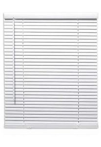 lot 9261 image: Project Source White Cordless Vinyl Blind 23x64