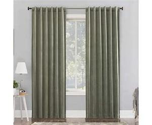 lot 9262 image: Sun Zero Quinby 100% Blackout Curtain Panels
