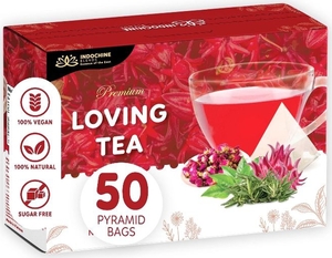 lot 4007 image: Indochine Premium Loving Tea - 50 Pyramid Bags