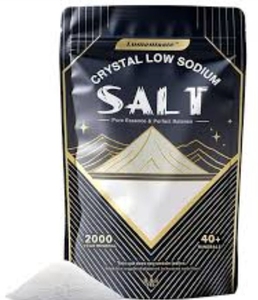 lot 4207 image: Crystal Low Sodium Salt 2000g Package