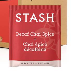 lot 4299 image: Stash Tea Decaf Chai Spice Black Tea, Box of 25 Tea Bags (Packaging May Vary)