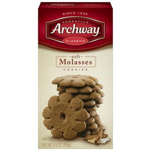 lot 4421 image: ARCHWAY, SOFT COOKIES, MOLASSES 9.5 Oz