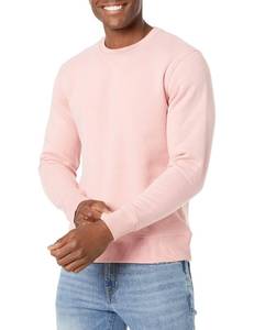 lot 4427 image: Amazon Essentials Mens Fleece Crewneck Sweatshirt Pink, Small