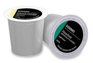 lot 4490 image: Amazon Brand - Solimo Variety Pack Light Roast Coffee Pods, Hazelnut and French Vanilla Flavored, Compatible with Keurig 2.0 K-Cup Brewers, 100 Count (EXP 02.17.26)