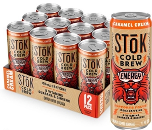 lot 4500 image: SToK Caramel Cream Cold Brew Energy Drink 12-Pack