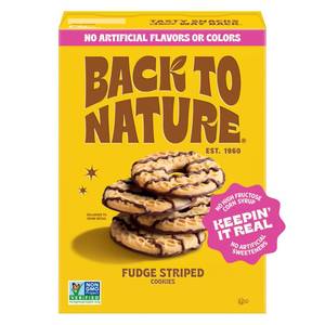 lot 4503 image: Back To Nature Cookies Fudge Striped, 7.7 oz