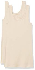 lot 4519 image: Amazon Essentials Womens Slim-Fit Tank Top, Pack of 2, Light Camel, X-Small