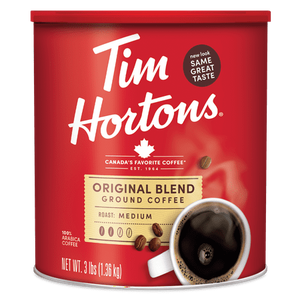 lot 4560 image: Tim Hortons  Original Blend  Ground Coffee  100% Arabica  Medium Roast  48 oz Canister