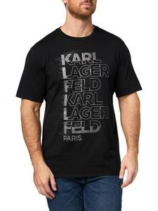 lot 4569 image: KARL LAGERFELD Paris Mens Sportswear T-Shirt, Optic White, Small