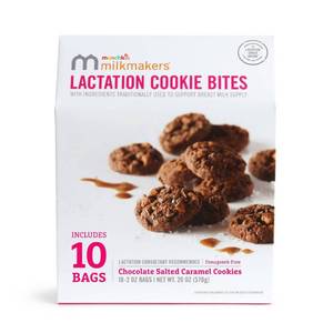 lot 4586 image: Munchkin Milkmakers Lactation Cookie Bites - Chocolate Salted Caramel - 20oz10ct