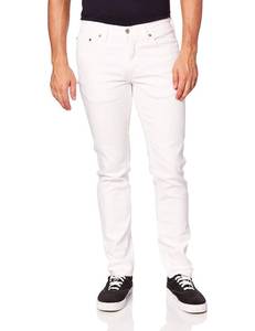 lot 4596 image: Levis Mens 511 Slim Fit Jeans (Regular and Big & Tall), Castilleja White-Advanced Stretch (Waterless), 34W x 32L