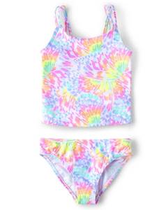lot 4614 image: The Childrens Place,Sleeveless Tankini Swimsuit,Butterfly,XXLarge(16)