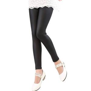 lot 4651 image: Tulucky Girls Stretchy Faux Leather Legging Teens Pants(Black,youth medium)