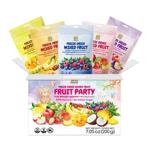 lot 4703 image: SUNGIVEN Freeze-Dried Fruit Party with 10 Fruits, Mixed Fruits Variety Pack of 5 Bag, 7.06 oz, Health Snack, Fruit Crisps, Freeze Dried Apple Strawberry Berries Lemon Coconut Fig Mango Pineapple, No Sugar Added, Made with 100% Fruit