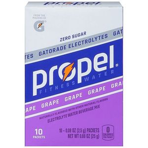 lot 4789 image: GRAPE ELECTROLYTE WATER BEVERAGE MIX, GRAPE 10 packets