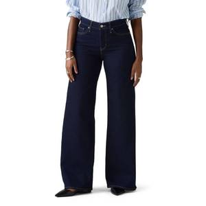 lot 4799 image: Levis Womens 318 Shaping Wide-Leg Jeans (Also Available in Plus), (New) Darkest Sky (Stretch), 27 Short