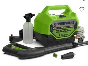 Greenworks 1800 PSI Electric Pressure Washer