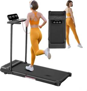 lot 341834 image: Retails for $210 Walking Pad Treadmill with Handle Bar, 3.5HP Compact Portable Foldable Walking Pads Treadmill with Handles, Electric Small Treadmills for Home Office Apartment, LED Display, 400 LBS Capacity