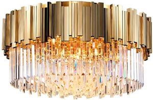 lot 341880 image: Retails for $538 Modern LED Ceiling Light Modern Round Gold Crystal Designer Lamp LED Ceiling Lights.Ceiling Light.Ceiling Lamp for Foyer,for Bedroom