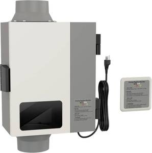 lot 431165 image: Retails for $300 Upgrade Dryer Booster Fan 4 Inch with Lint Trap, Automatic Activation, Status Panel, and Smart Monitoring System - Clog Detection & Overheat Warning, Dryer Vent Booster Fan Kit with Plug
