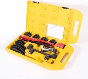 lot 441826 image: Retails for $212 Manual Metal Pipe Bender for Pipe Diameter 6-22 mm 360 Pipe Bending Machine Kit for Precise Bending of Stainless Steel Pipes