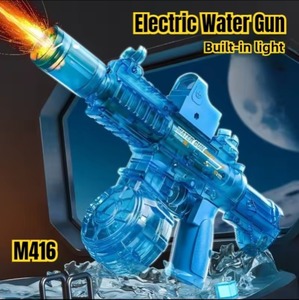 lot 2430 image: Electric Water Gun Toys for Kids Led Simulation Fire Automatic Continuous Water Pistol Children