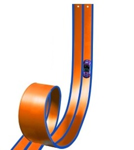 lot 2457 image: 15 Flexible Race Car Track Roll Up Race Track