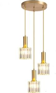lot 2485 image: ROMYEAR Pendant Lights Kitchen Island 3-Light, 16 Inch Modern Pendant Lights, Pendant Light Fixture for Kitchen Island Dinning Room Bedroom Foyer Hallway Entryway(Gold