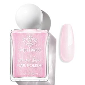 lot 2520 image: modelones Glazed Pink Nail Polish, Shimmer Pearl Pink 15 ml Quick Dry Nail Lacquer Strengthener Long Last Shine Fingernail Toe Nail Art DIY Home Travel Manicure Gift for Women Girls 0.5 Fl Oz