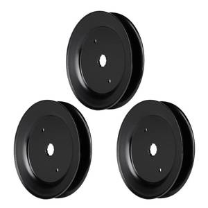 lot 2575 image: Deck Spindle Pulley Replaces for AYP Husqvarna Dixon 129206 153532 173435 532173435,AYP Poulan Husqvarna 2348LS 2748GLS GTH2648 GTH264 LT120 LT141,3 Pack