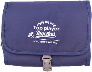 lot 2584 image: Removable Travel Hanging Toiletry Bag for Men And Women Travel Kit Shaving Bag Waterproof Large Makeup Bags Wash Bags Makeup Organizer Cosmetic Case for Bathroom Shower Navy