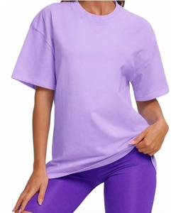 lot 2614 image: Women Oversized T Shirts Summer Casual Crewneck Short Sleeve Basic Tops Cotton Loose Fit Clothes Large