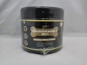 lot 2620 image: Paws & Fun 10 in 1 Multivitamin for Dogs - Peanut Butter Flavor - 120 Soft Chews