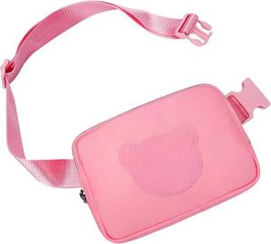 lot 2686 image: Skycase Crossbody Fanny Packs for Women - Cross Body Fanny Pack for Women Waterproof with Adjustable Strap, Pink Fanny Pack for Travel, Vacation, Running, Hiking, Walking