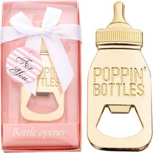 lot 2703 image: 24 Packs Poppin Bottle Opener for Baby Shower Favors,Gifts,Decorations and Souvenirs for Guests